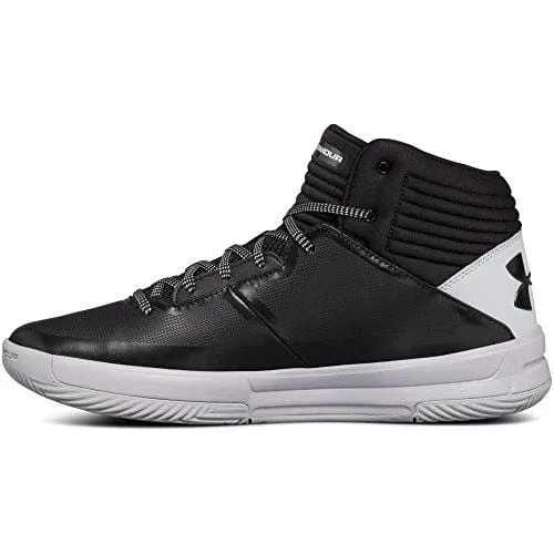 Under Armour Men's Lockdown 2 Basketball Shoe Black (003)/Overcast Gray 7