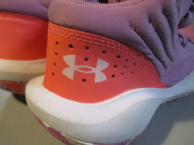 Used Under Armour Jet '21 Youth Basketball Shoes Purple size 5