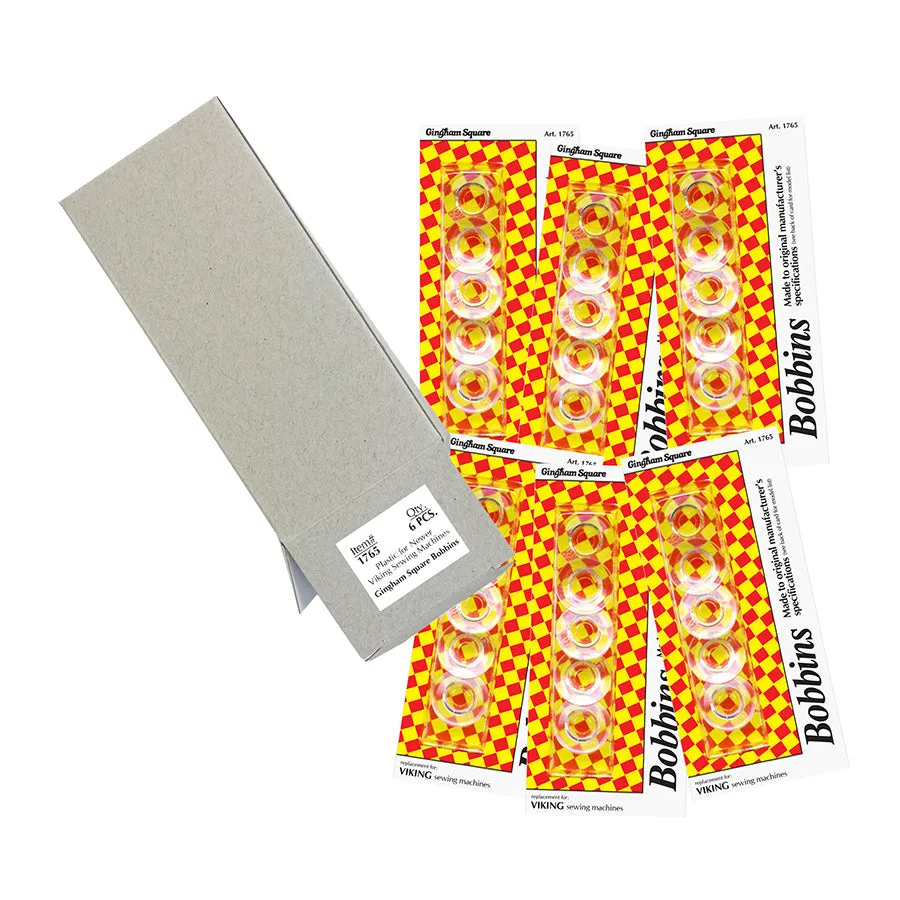 Viking Concave Plastic Bobbins,<BR>30 Bobbins per Box