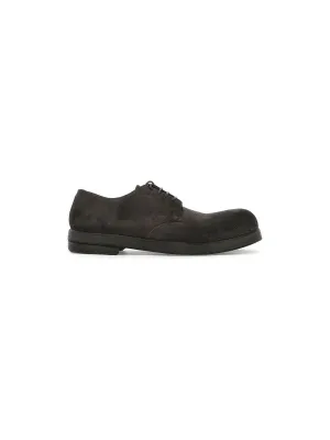 Wedge Lace-Up Suede Shoes