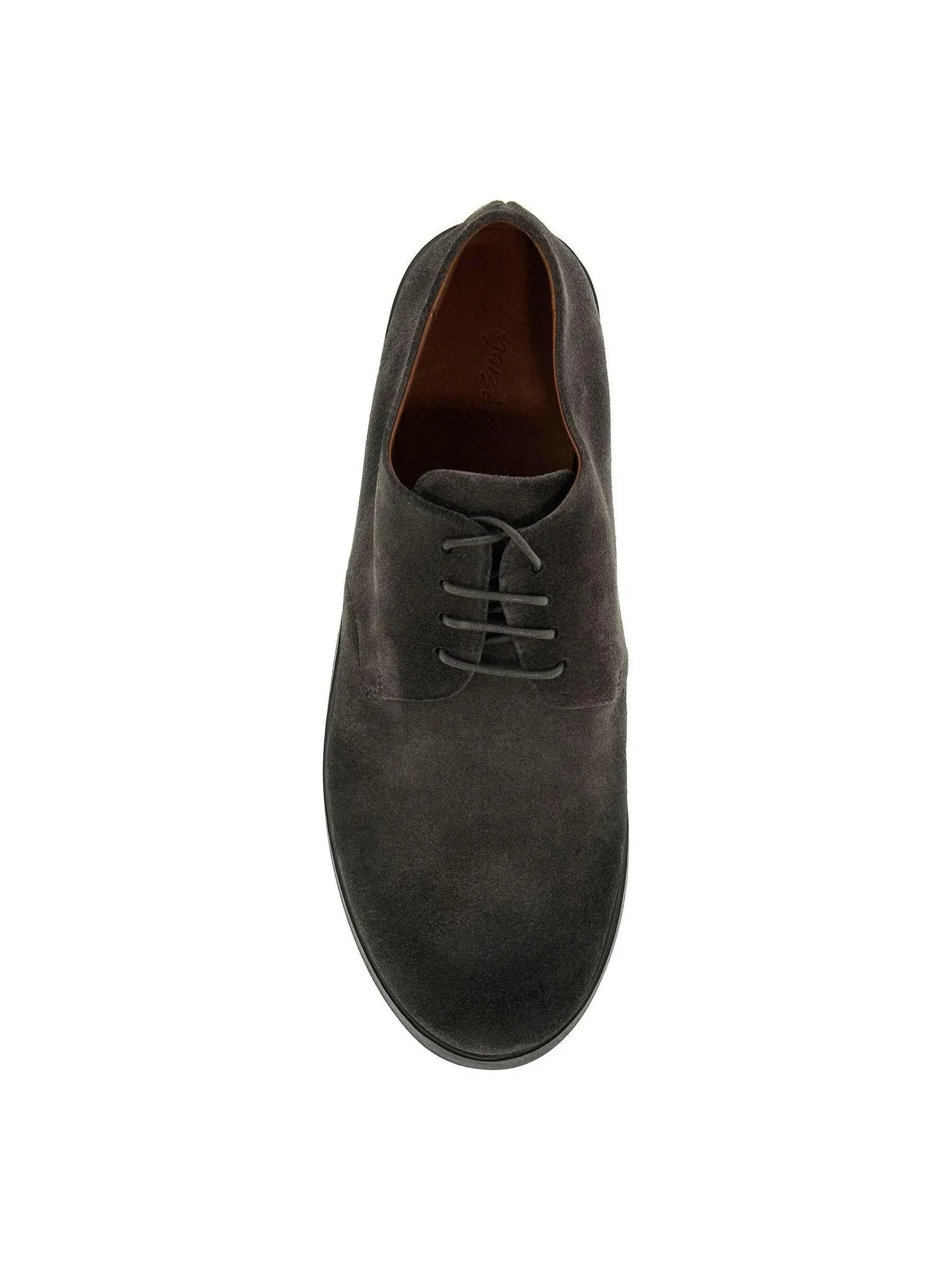 Wedge Lace-Up Suede Shoes