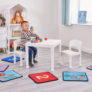 White Table & 2 Chair Set