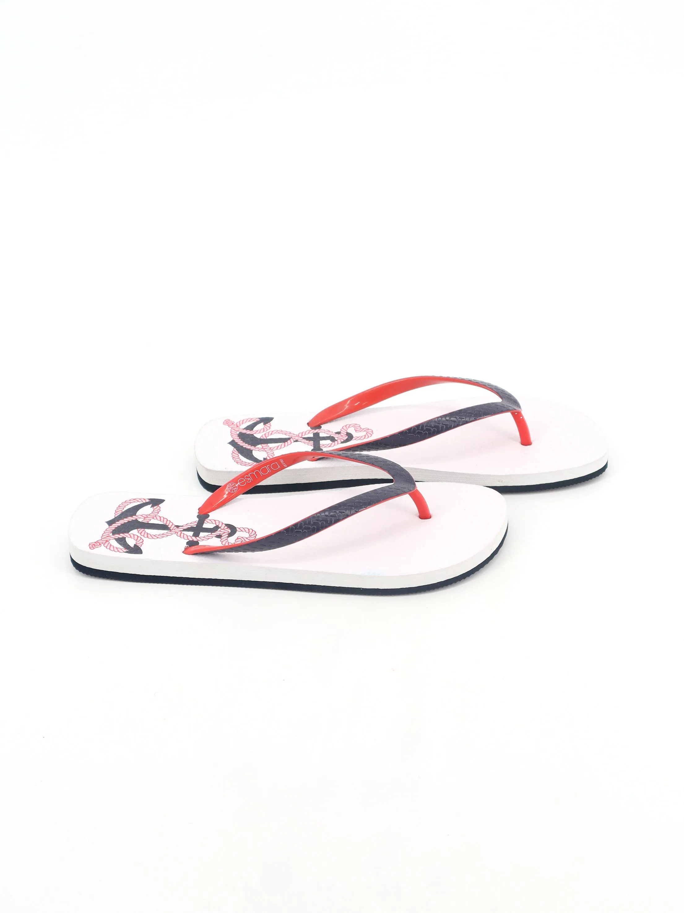 Women's Graphic Printed Slippers,White