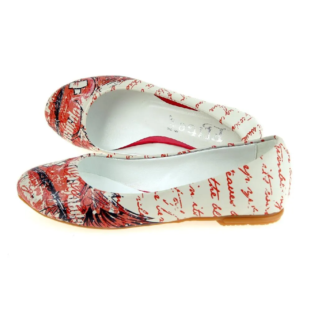Wounded Heart Ballerinas Shoes 1063