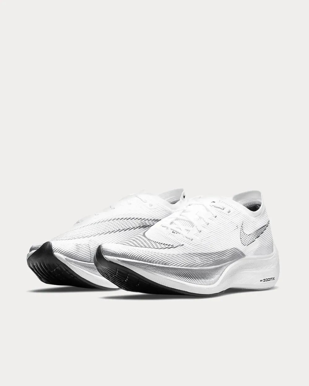 ZoomX Vaporfly Next% 2 White / Metallic Silver / Black Running Shoes
